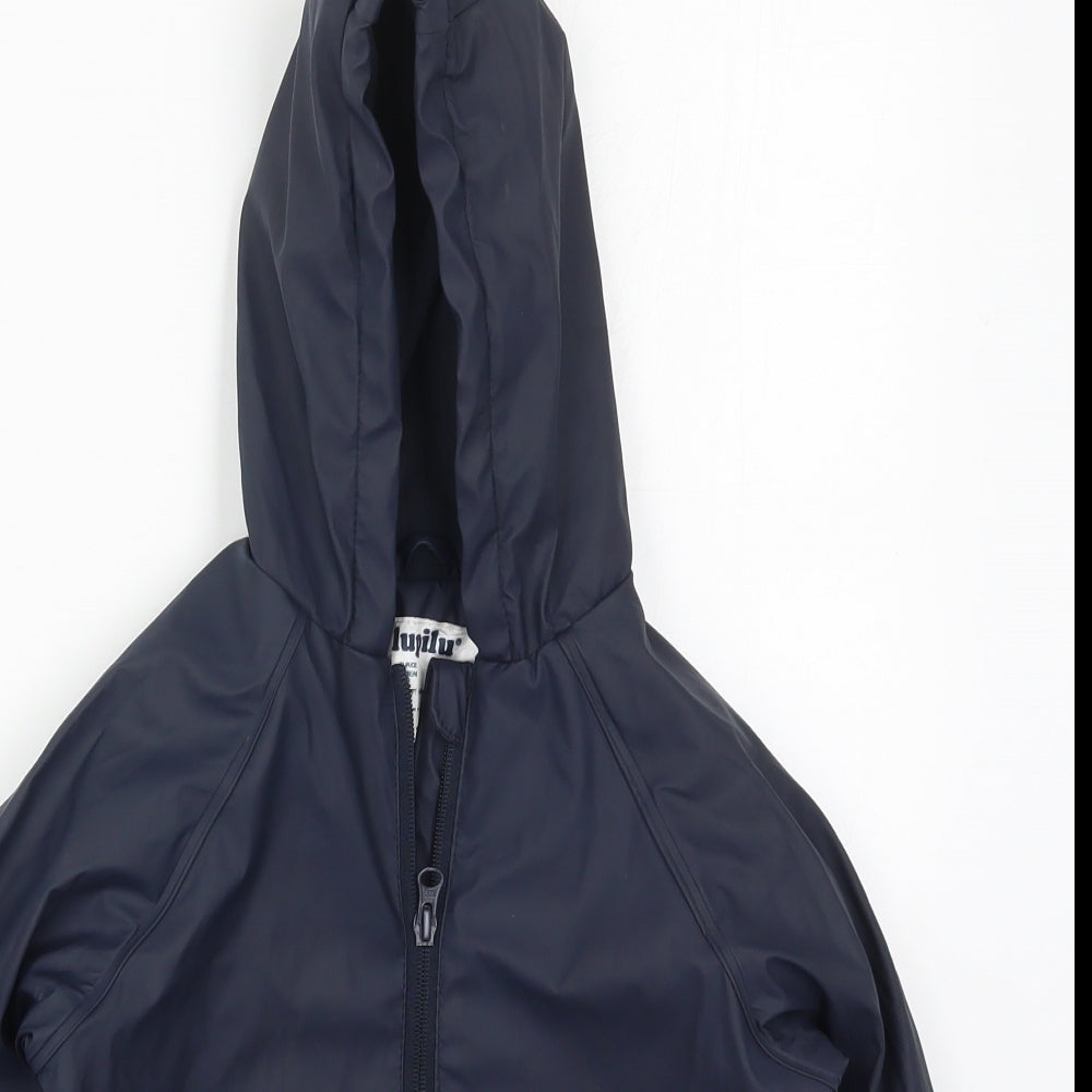 Lupilu Boys Blue   Rain Coat Coat Size 4-5 Years  Zip