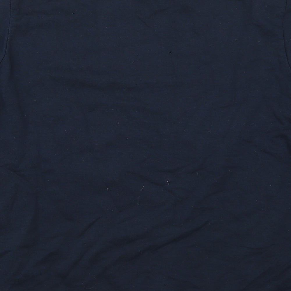 New Look Mens Blue  Cotton Pullover Sweatshirt Size M
