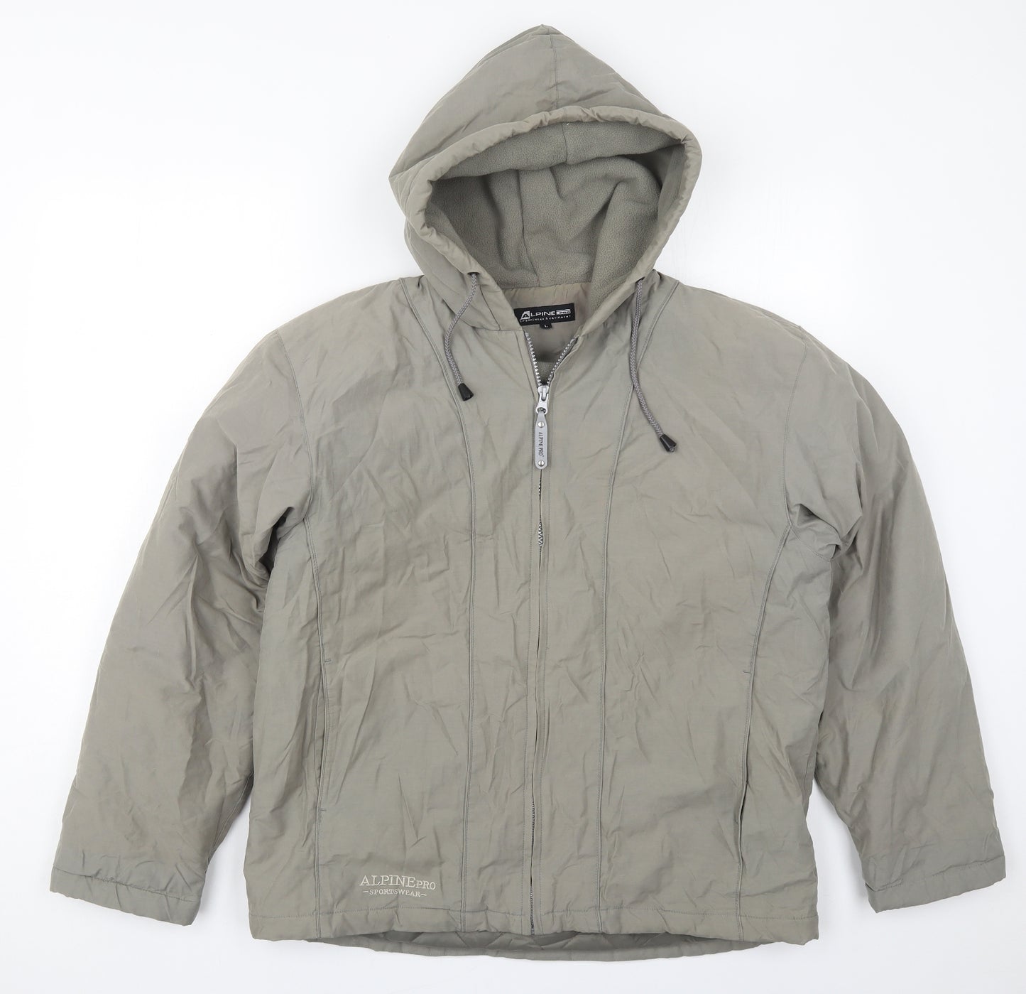 Alpine Mens Green   Jacket Coat Size L  Zip