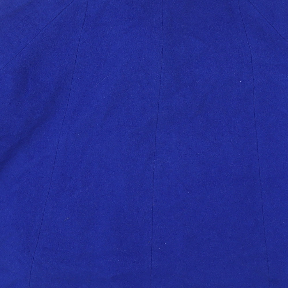 TU Womens Blue   Pea Coat Coat Size 18  Button