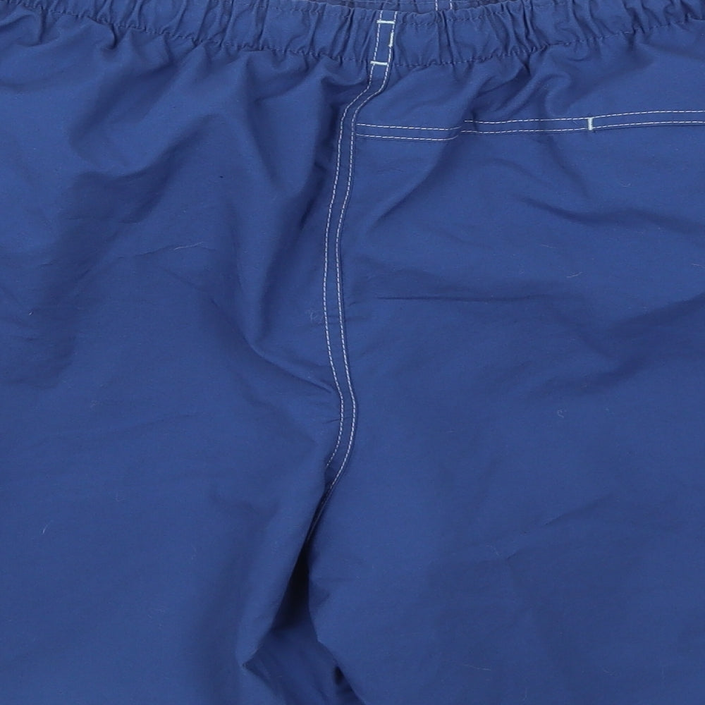 Oxylane Mens Blue  Polyester Athletic Shorts Size 4XL L8 in Regular Drawstring