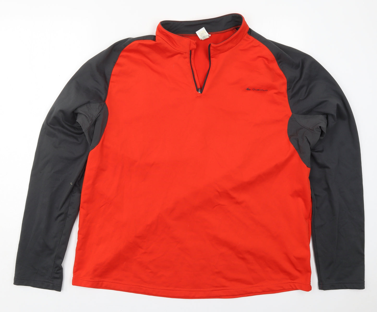 DECATHLON Mens Red  Polyester Pullover Sweatshirt Size 3XL