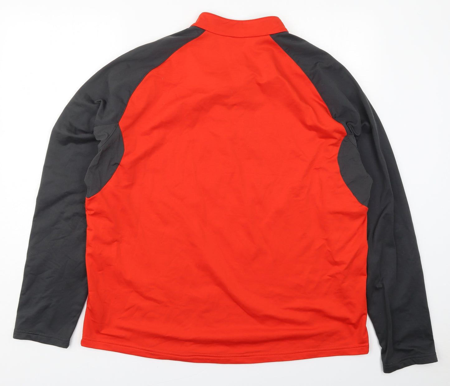 DECATHLON Mens Red  Polyester Pullover Sweatshirt Size 3XL