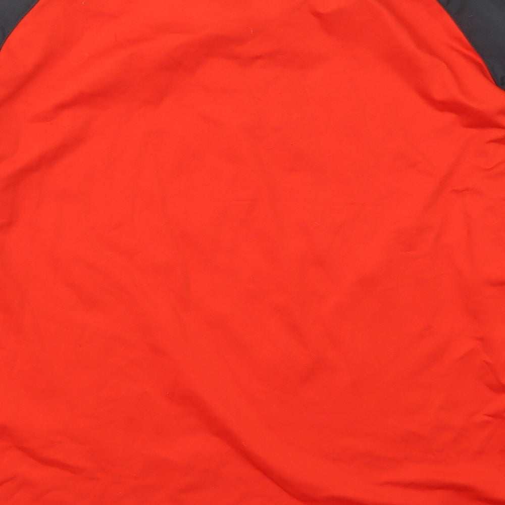 DECATHLON Mens Red  Polyester Pullover Sweatshirt Size 3XL