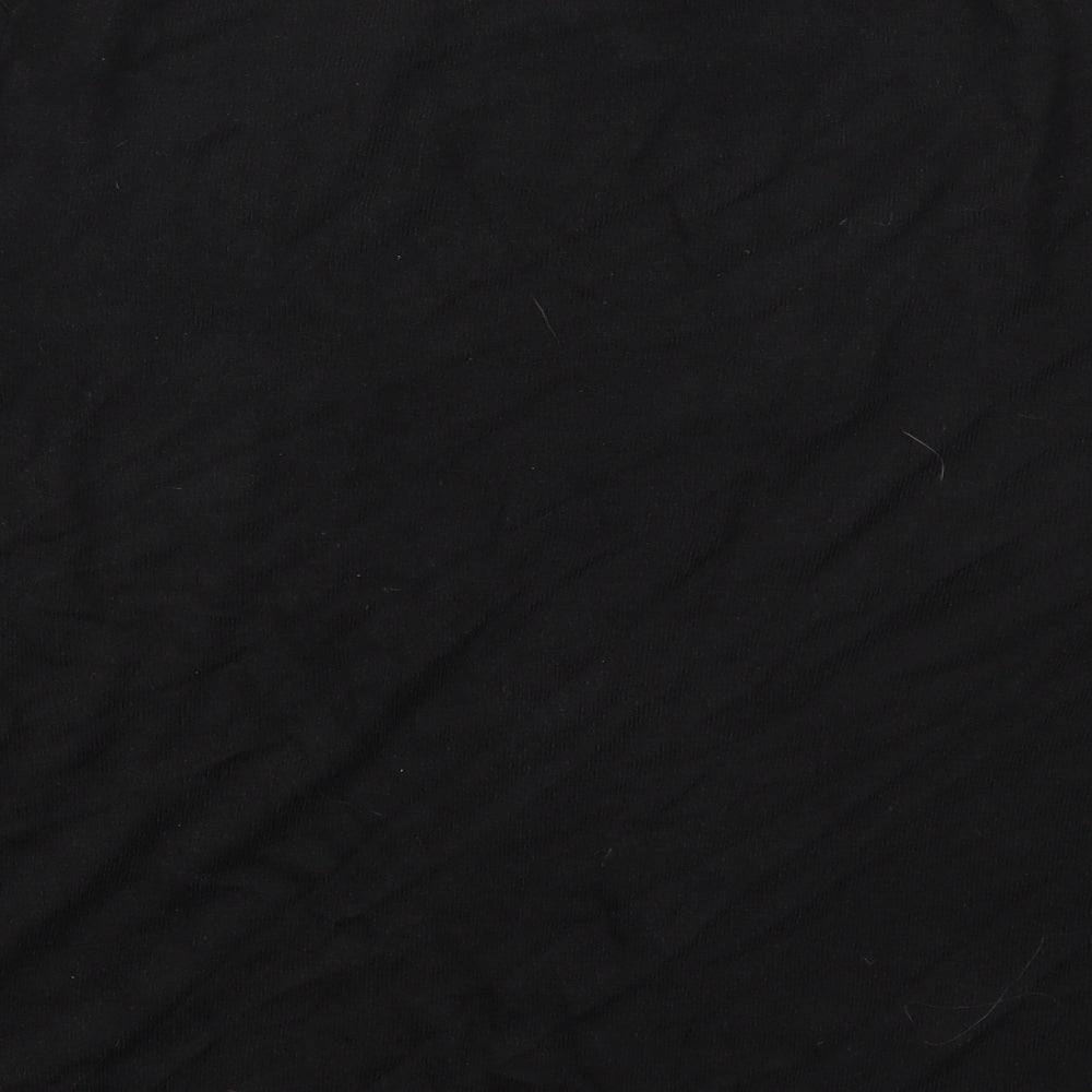 F&F Mens Black V-Neck  Acrylic Pullover Jumper Size 3XL
