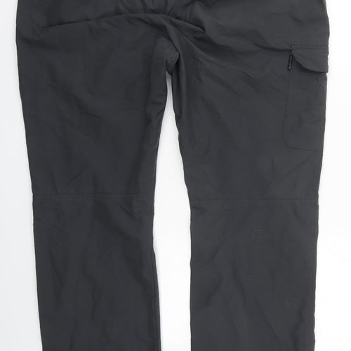 Quechua Mens Grey  Nylon Trousers  Size 40 L30 in Regular Button