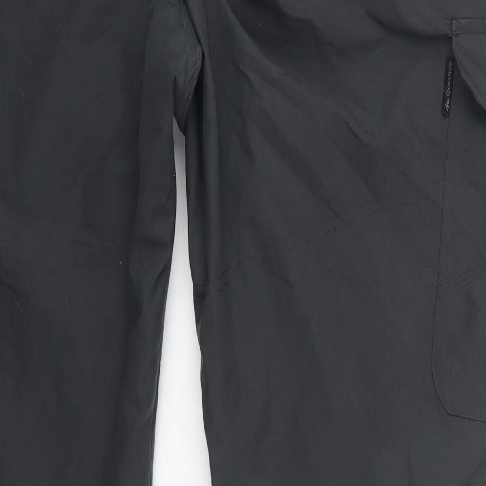 Quechua Mens Grey  Nylon Trousers  Size 40 L30 in Regular Button