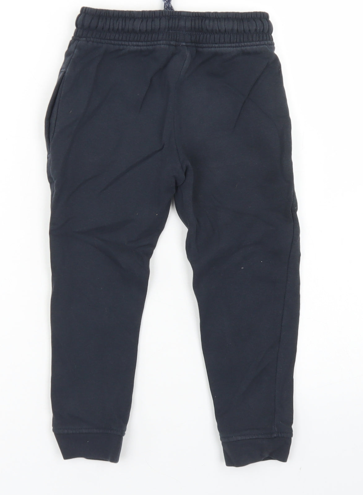 NEXT Boys Blue  Cotton Jogger Trousers Size 4 Years  Slim Drawstring