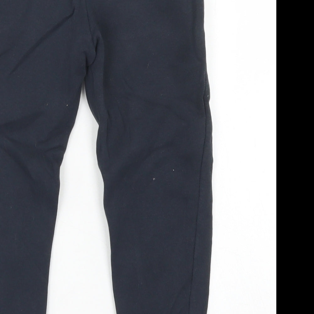 NEXT Boys Blue  Cotton Jogger Trousers Size 4 Years  Slim Drawstring