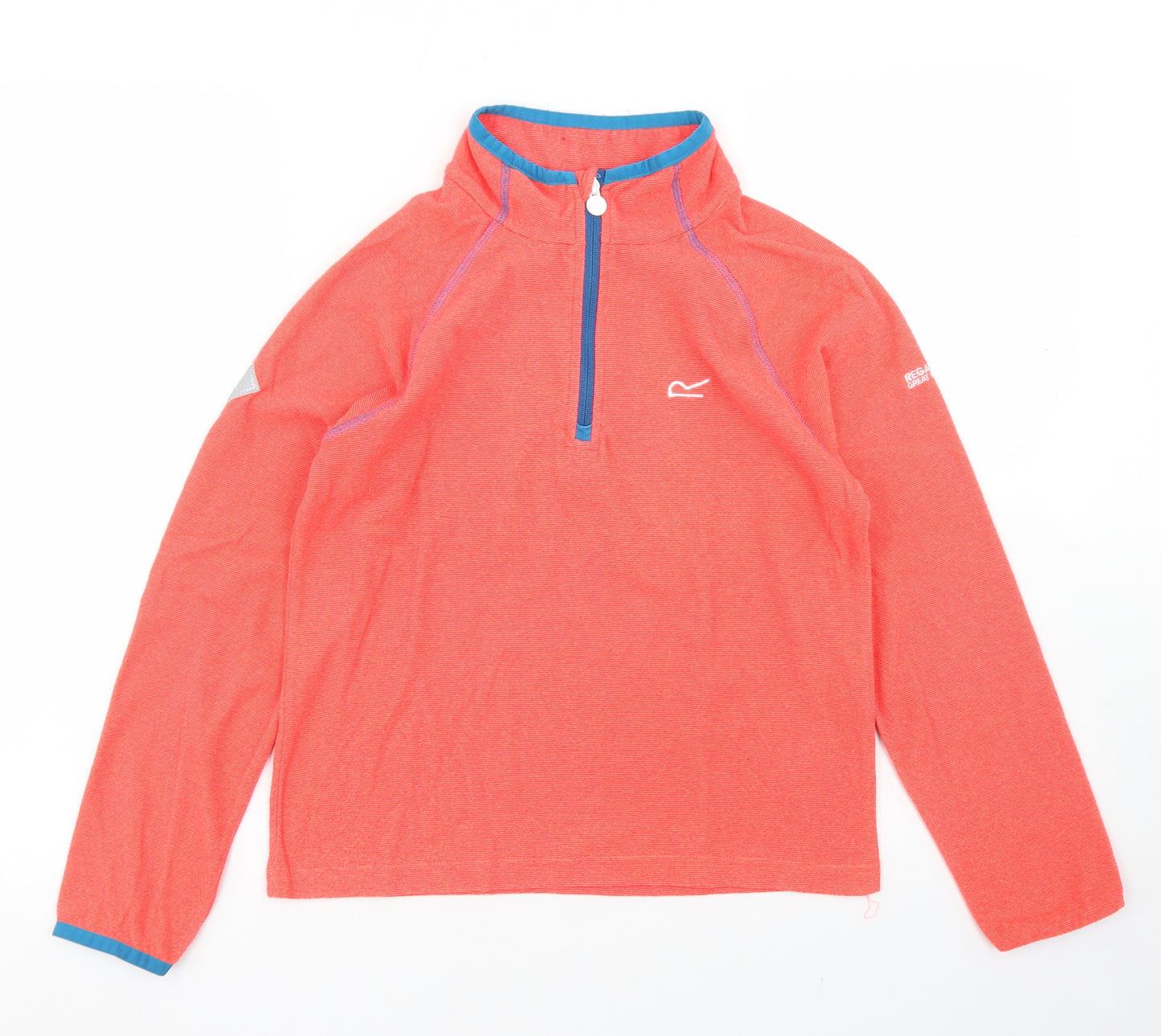Regatta Boys Orange  Polyester Pullover Sweatshirt Size 13 Years