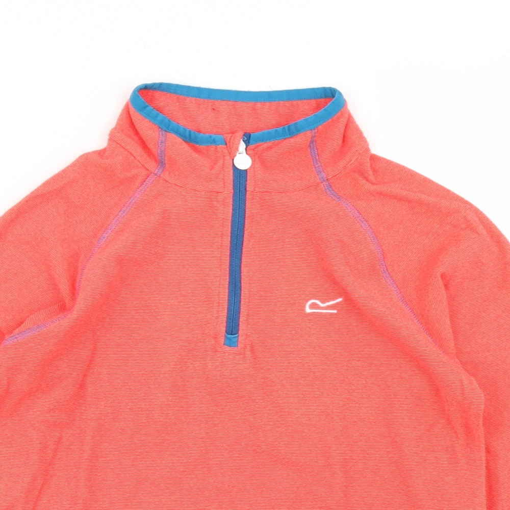 Regatta Boys Orange  Polyester Pullover Sweatshirt Size 13 Years