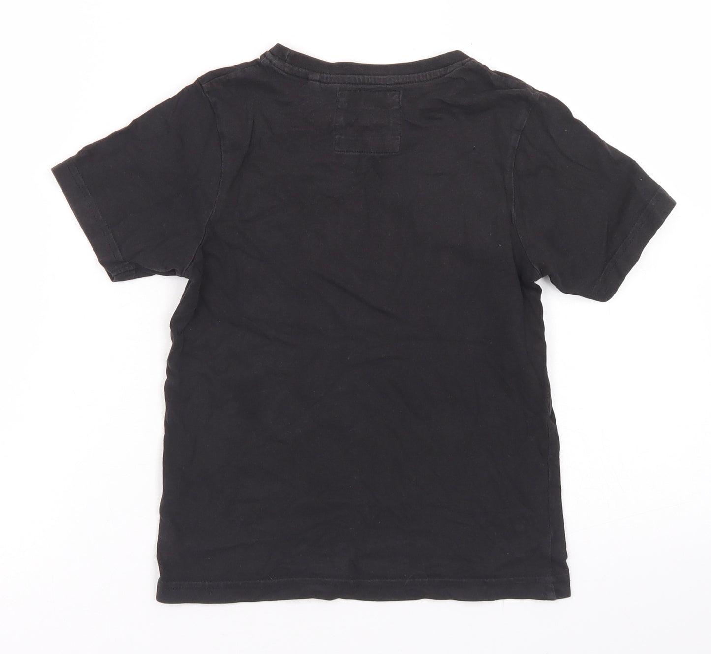 TU Boys Black  Cotton Basic T-Shirt Size 6 Years Crew Neck  - Batman