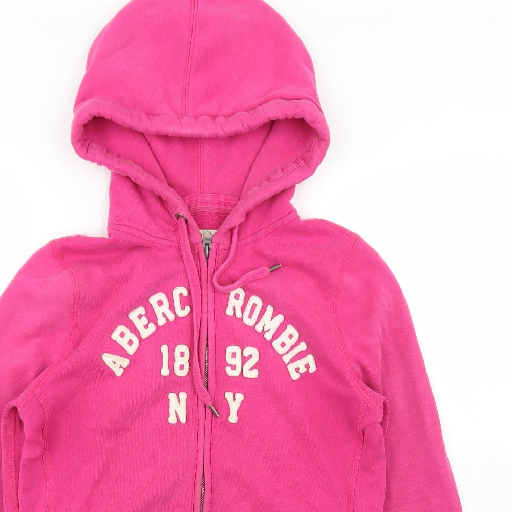 Abercrombie & Fitch Womens Pink   Jacket  Size M  Zip