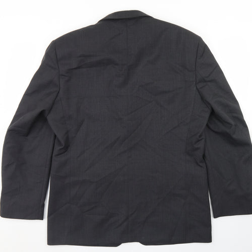 Burton Mens Grey  Polyester Jacket Blazer Size 42