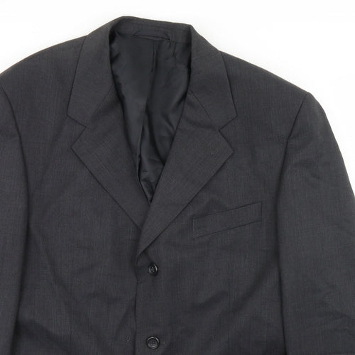 Burton Mens Grey  Polyester Jacket Blazer Size 42