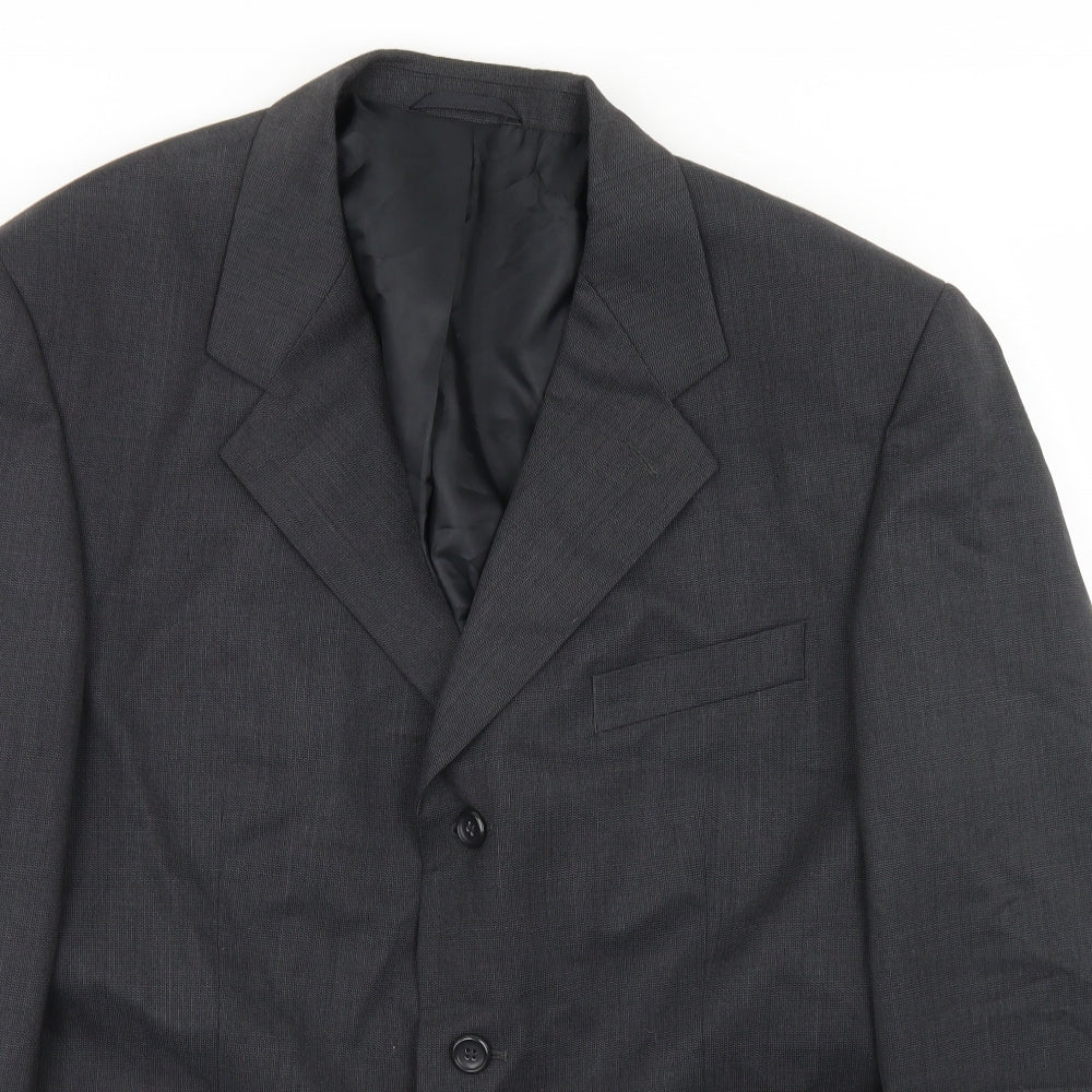 Burton Mens Grey  Polyester Jacket Blazer Size 42