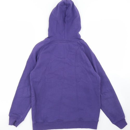 Canterbury Girls Purple  Cotton Pullover Hoodie Size 12 Years