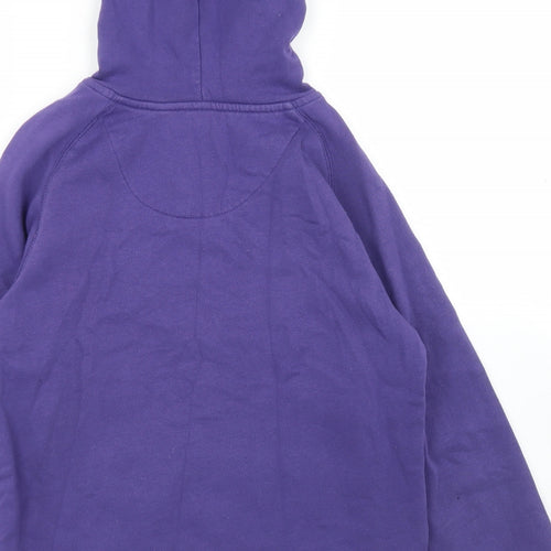 Canterbury Girls Purple  Cotton Pullover Hoodie Size 12 Years