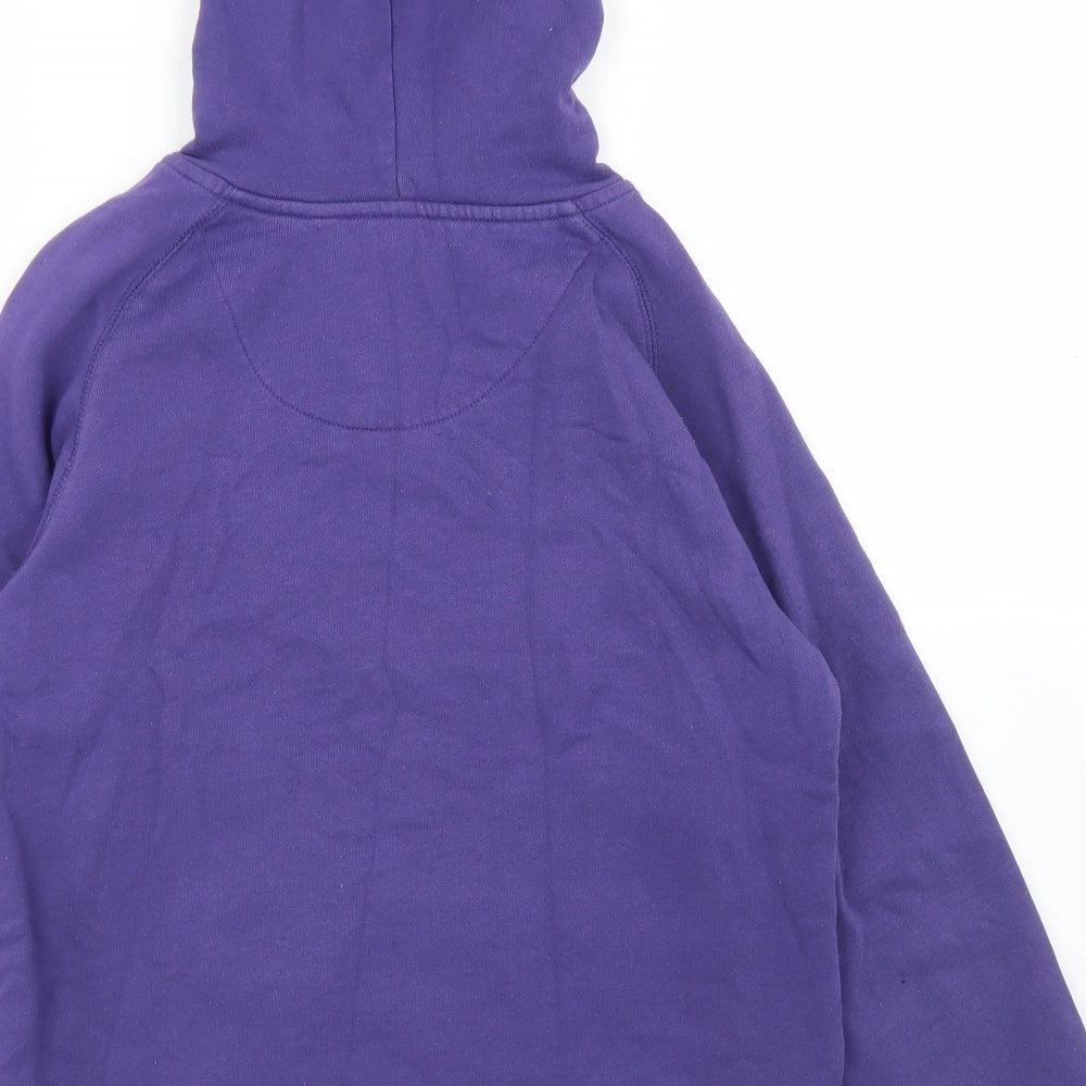 Canterbury Girls Purple  Cotton Pullover Hoodie Size 12 Years