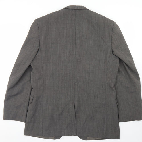 Burton Mens Brown  Polyester Jacket Blazer Size 42