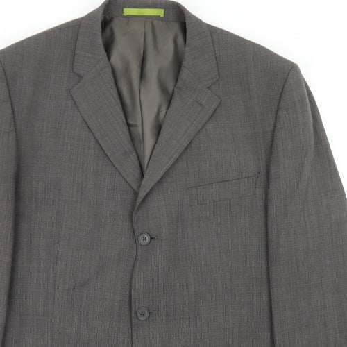 Burton Mens Brown  Polyester Jacket Blazer Size 42