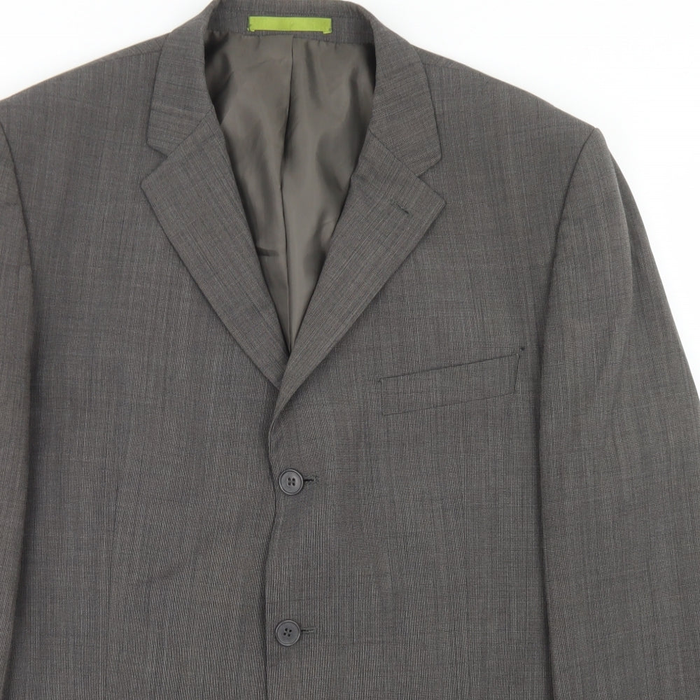 Burton Mens Brown  Polyester Jacket Blazer Size 42