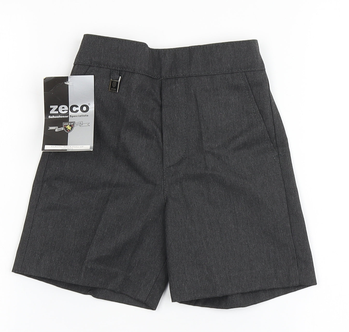 Zeco Boys Grey  Polyester Bermuda Shorts Size 3-4 Years  Regular  - School wear