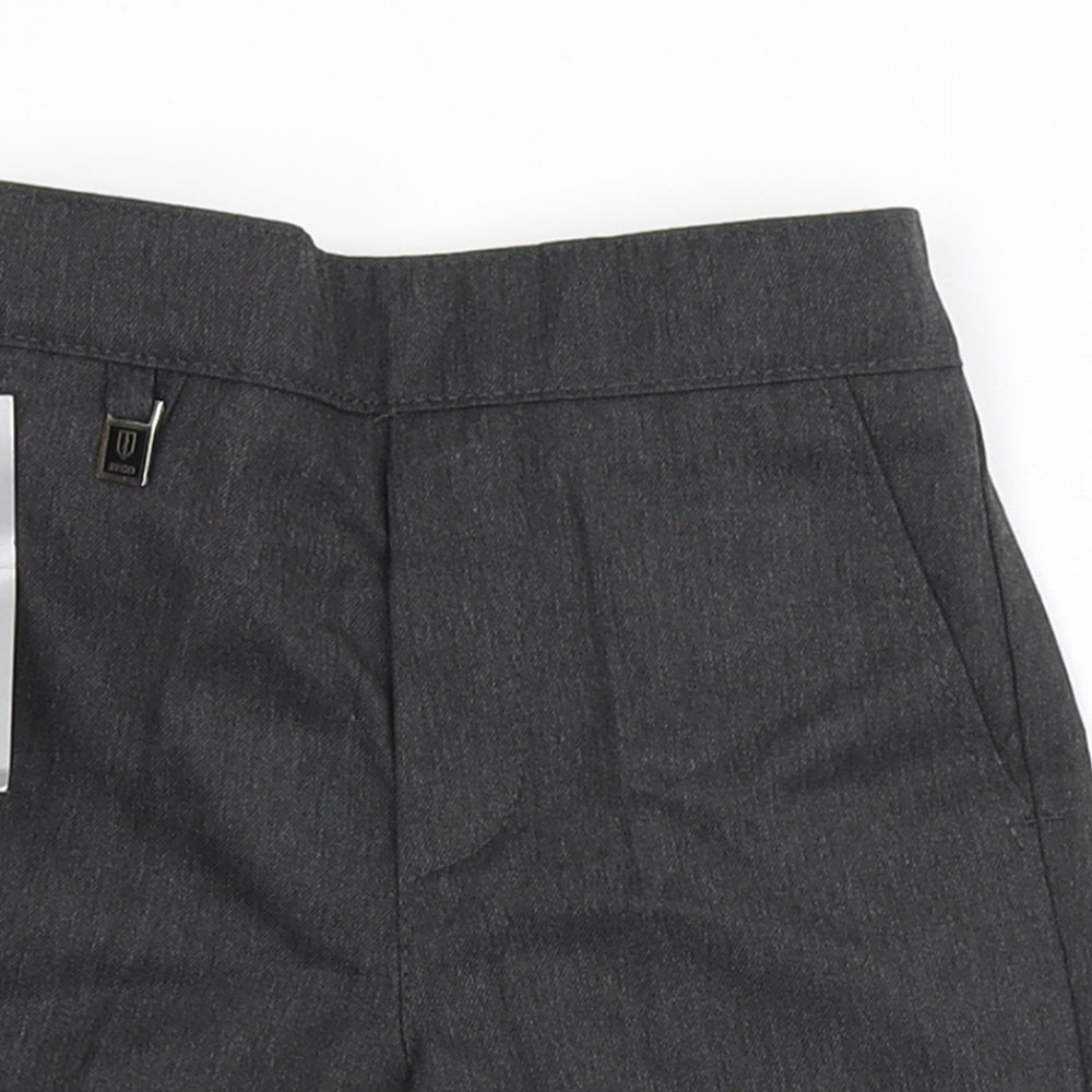 Zeco Boys Grey  Polyester Bermuda Shorts Size 3-4 Years  Regular  - School wear