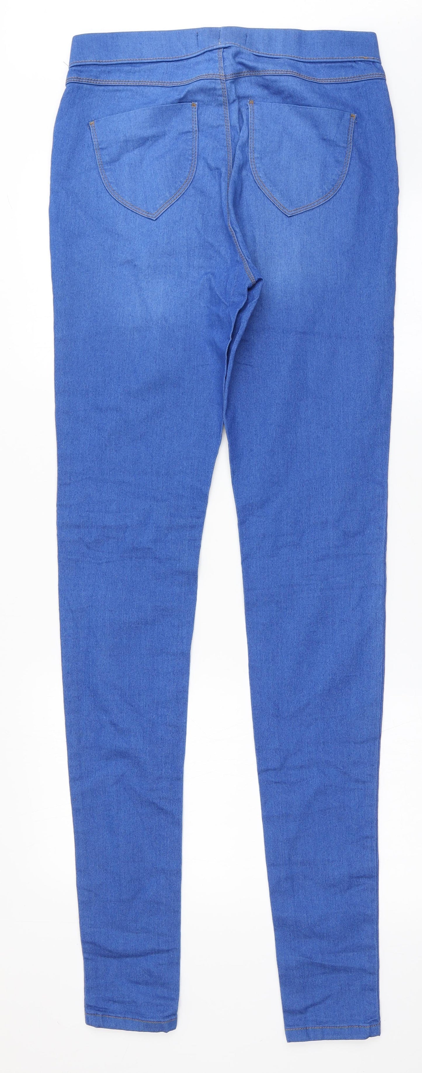 Dorothy Perkins Womens Blue  Cotton Jegging Jeans Size 8 L34 in Regular