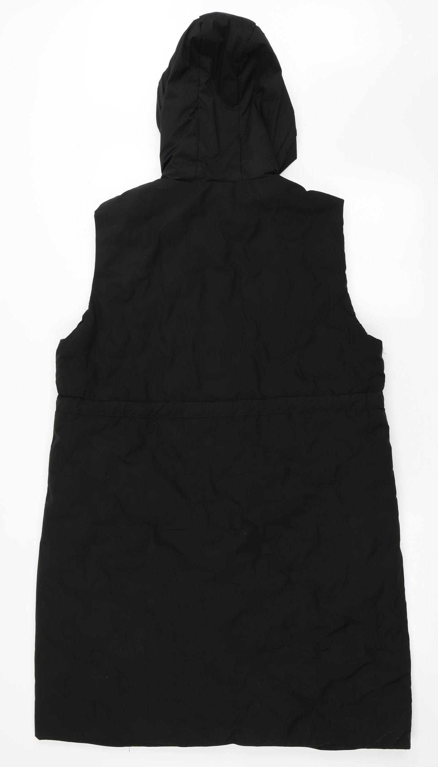 Weimeiduoai Womens Black   Gilet Coat Size 4XL  Zip