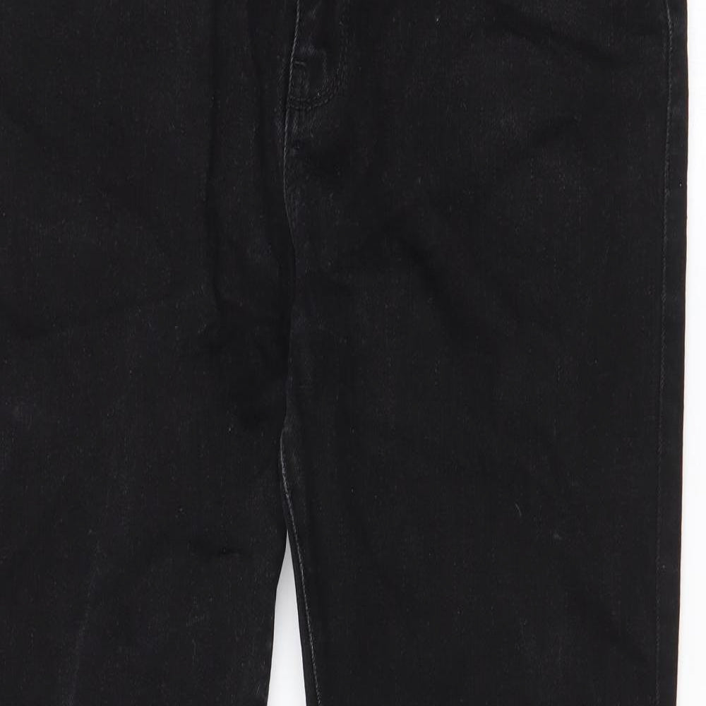 V By Very Mens Black  Cotton Skinny Jeans Size 36 in L29 in Slim Zip