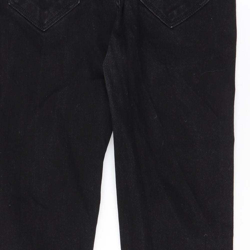 V By Very Mens Black  Cotton Skinny Jeans Size 36 in L29 in Slim Zip