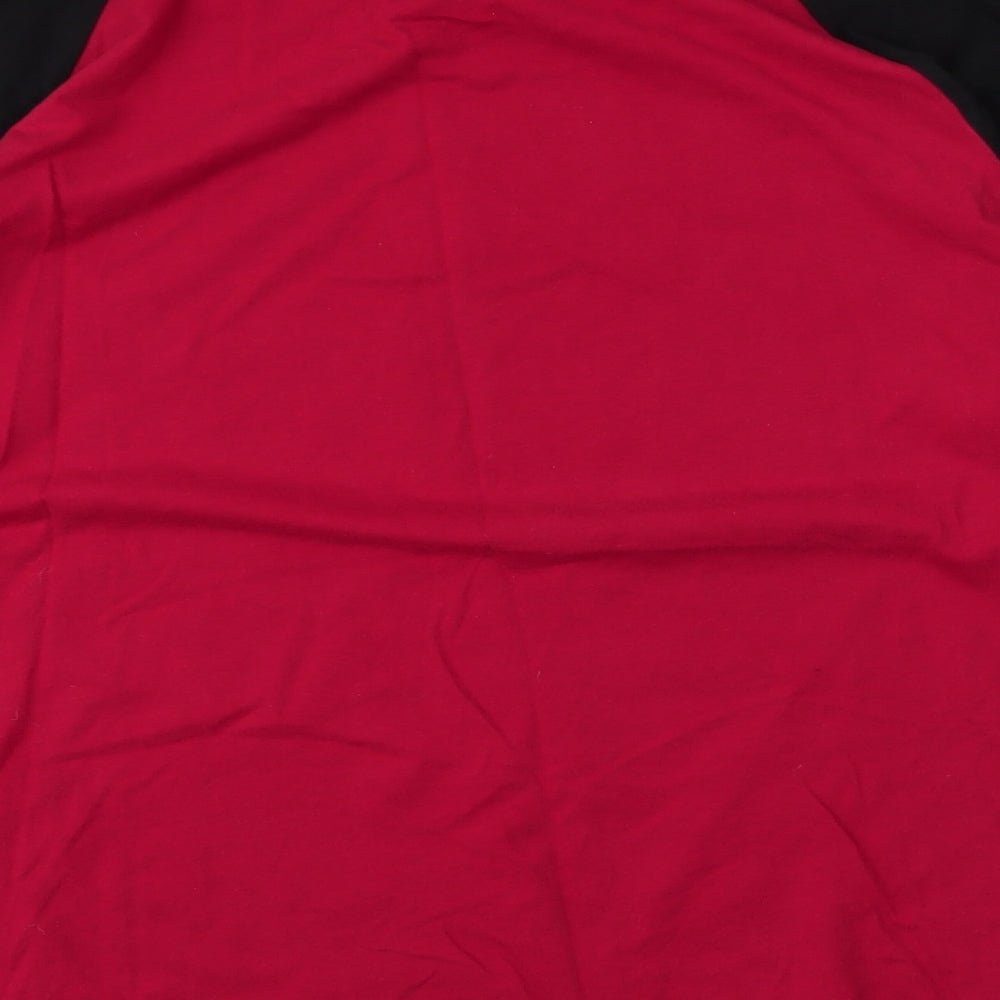 Matalan Mens Red  100% Cotton  Pyjama Top Size M  Pullover - slept like a log