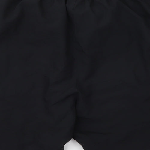 Nike Mens Black  100% Polyester Athletic Shorts Size L  Regular Drawstring