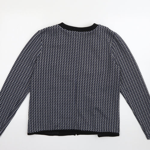 Damart Womens Black   Jacket  Size 14   - Navy