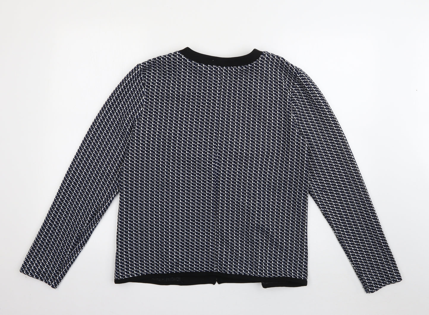 Damart Womens Black   Jacket  Size 14   - Navy
