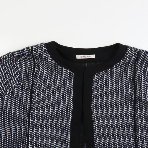 Damart Womens Black   Jacket  Size 14   - Navy