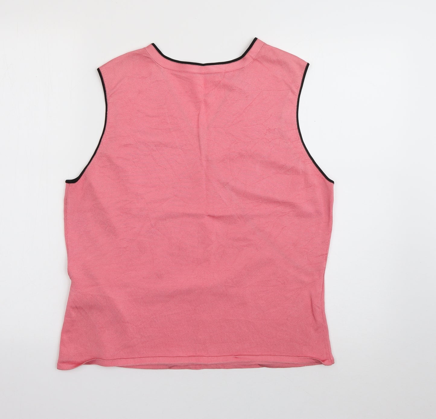 Planet Womens Pink  Viscose Wrap Blouse Size L V-Neck