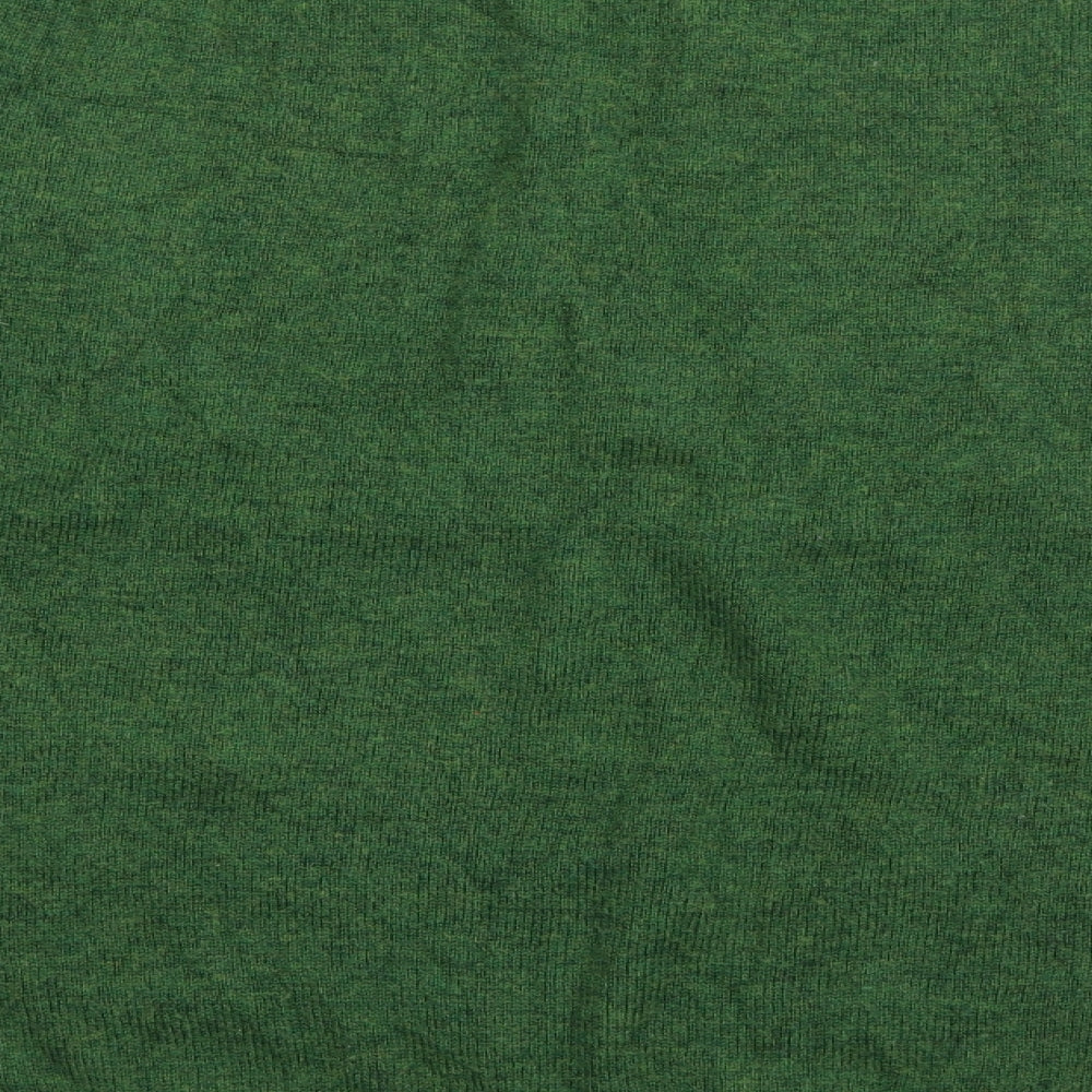 Thomas Nash Womens Green Crew Neck  Wool Pullover Jumper Size L   - Lambswool