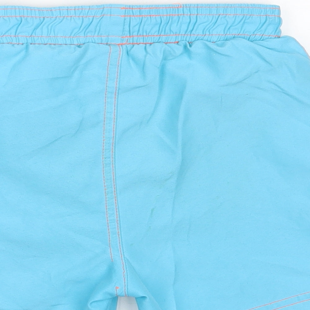 F&F Boys Blue  100% Polyester Sweat Shorts Size 2-3 Years  Regular  - Waist 20in