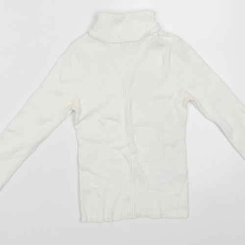 Miss Selfridge Womens White  Nylon Pullover Sweatshirt Size 6