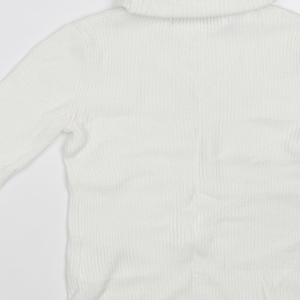 Miss Selfridge Womens White  Nylon Pullover Sweatshirt Size 6