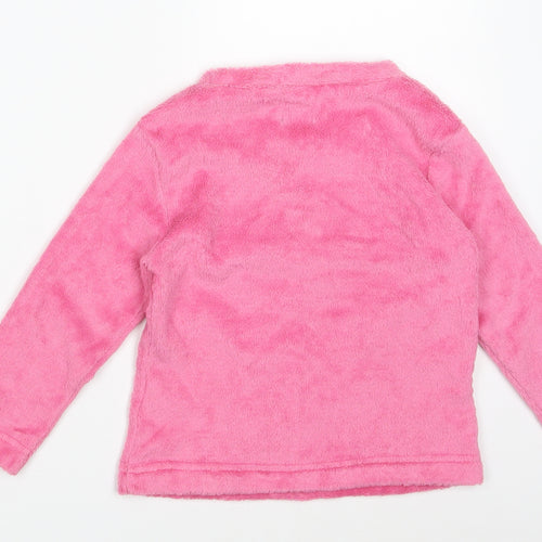 Studio Girls Pink Solid 100% Polyester Top Pyjama Top Size 2-3 Years   - Follow Your Dreams