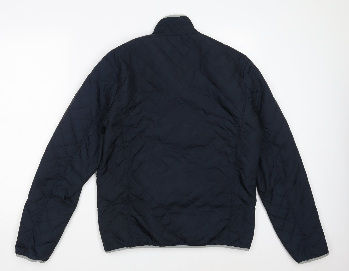 RESERVED Mens Blue   Quilted Jacket Size M  Zip