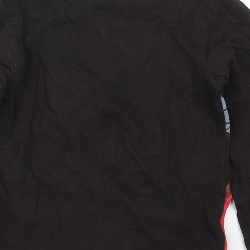 Primark Boys Black  Cotton Basic T-Shirt Size 5-6 Years Crew Neck Pullover - NinjaGQ Lego
