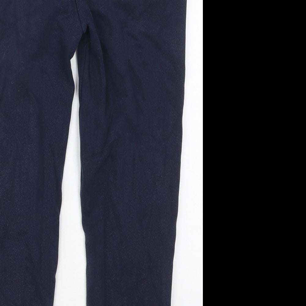 Marks and Spencer Boys Blue  Cotton Sweatpants Trousers Size 7-8 Years  Regular Drawstring