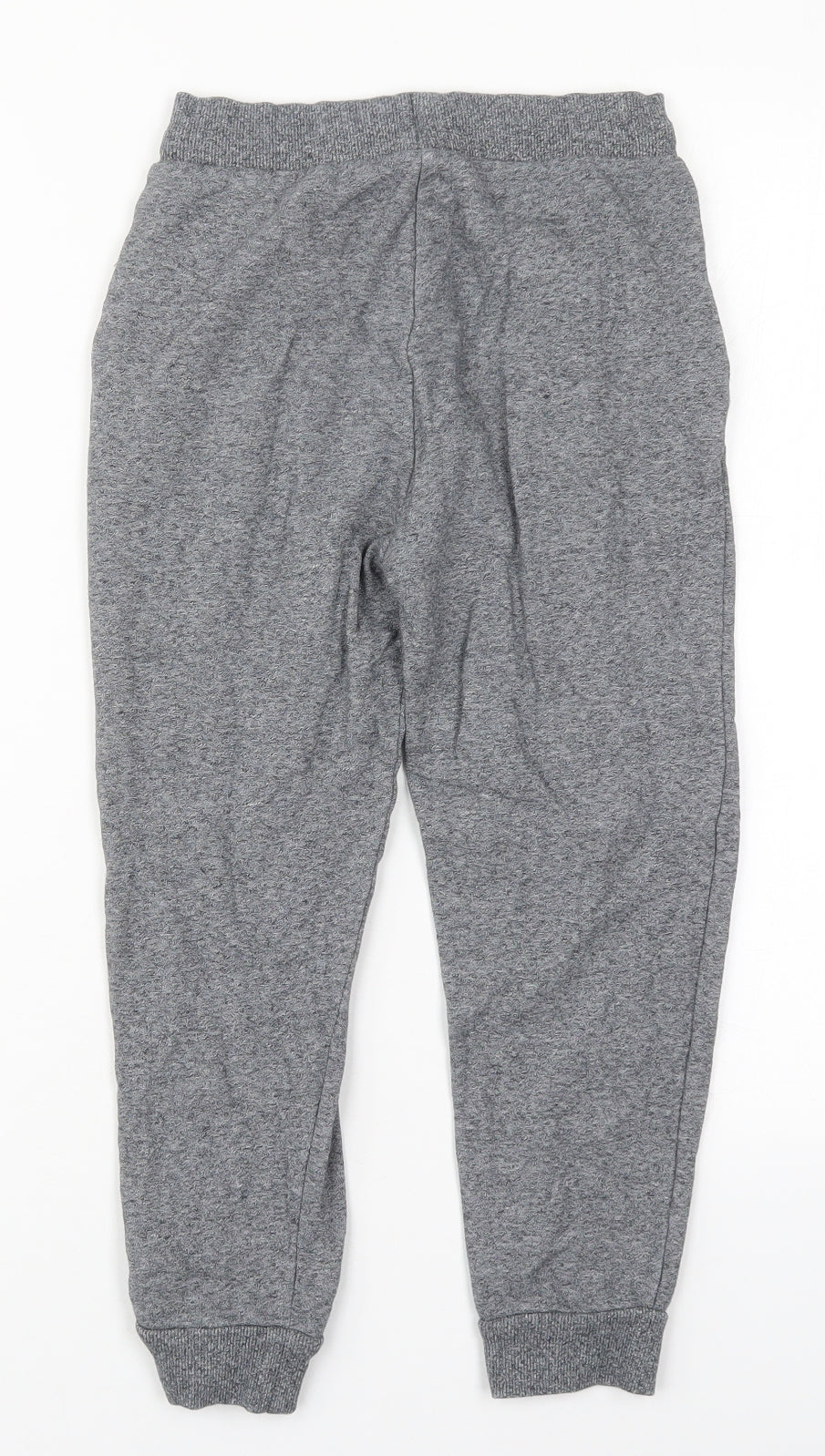Marks and Spencer Boys Grey  Cotton Sweatpants Trousers Size 7-8 Years  Regular Drawstring