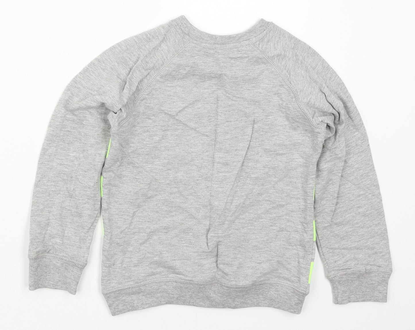 Matalan Boys Grey Striped Cotton Pullover Sweatshirt Size 5 Years  Pullover - Yellow