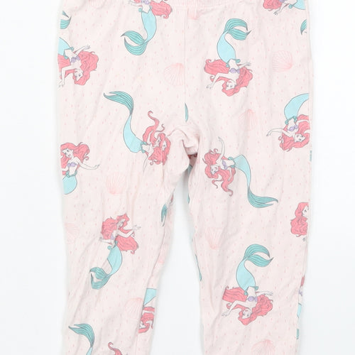 Cotton On Girls Pink  Cotton Sweatpants Trousers Size 2 Years  Regular  - Ariel Pyjama Pants