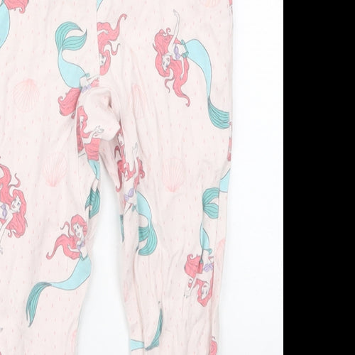 Cotton On Girls Pink  Cotton Sweatpants Trousers Size 2 Years  Regular  - Ariel Pyjama Pants